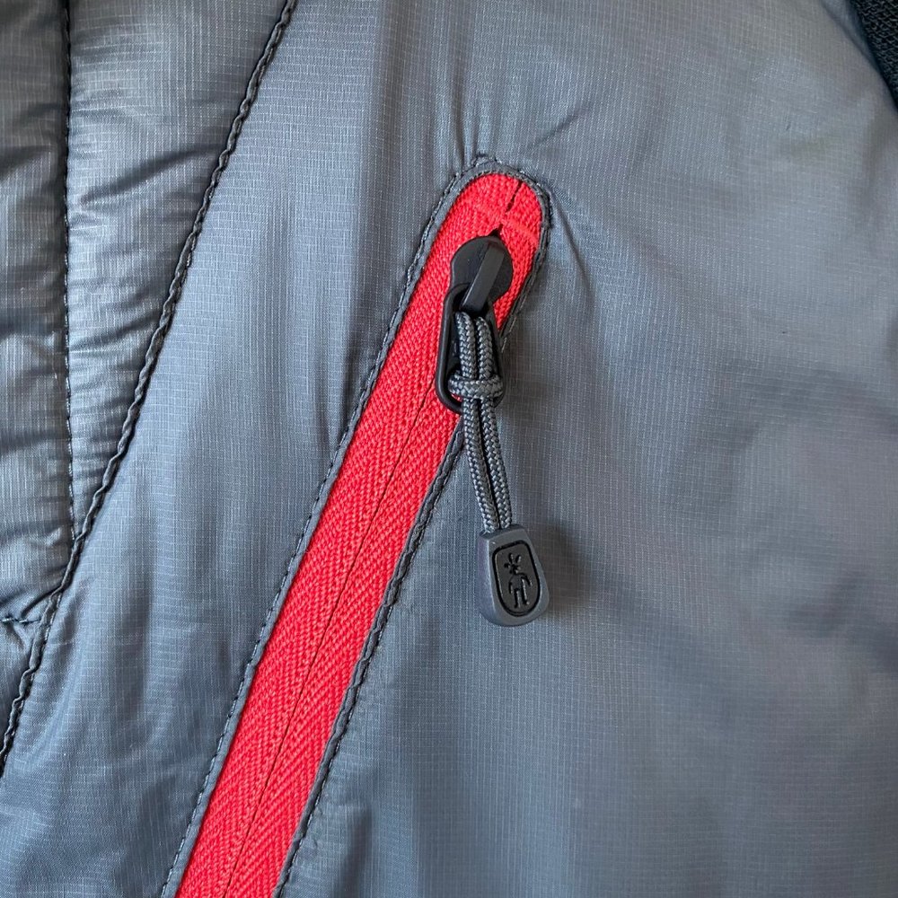 Smartwool Men's PhD SmartLoft Divide Full-Zip Top Gray and Black - Picture 4 of 9